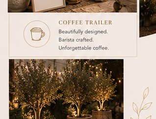 Lit olive trees styling
